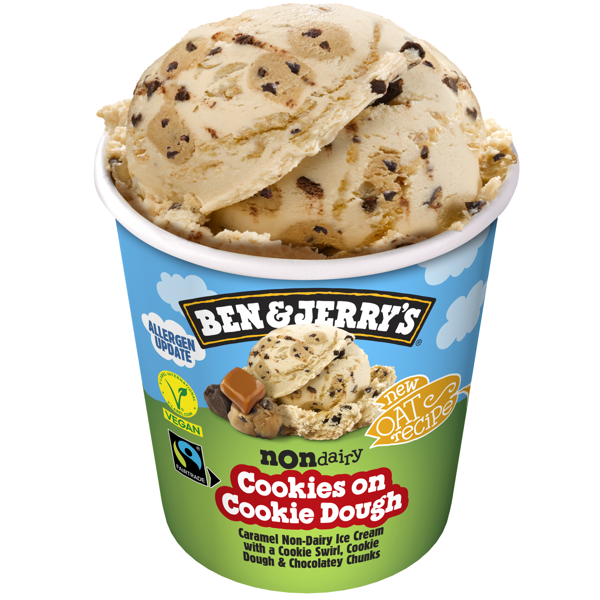 Cookies on Cookie Dough Non-Dairy Oat Pints