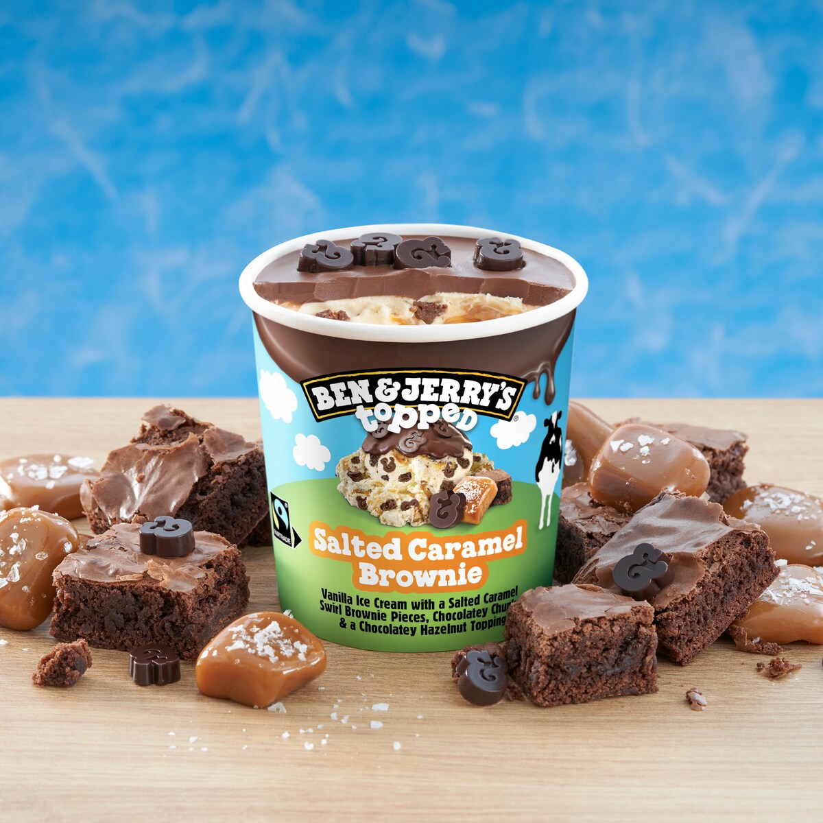 Salted Caramel Brownie Topped 1 / 3