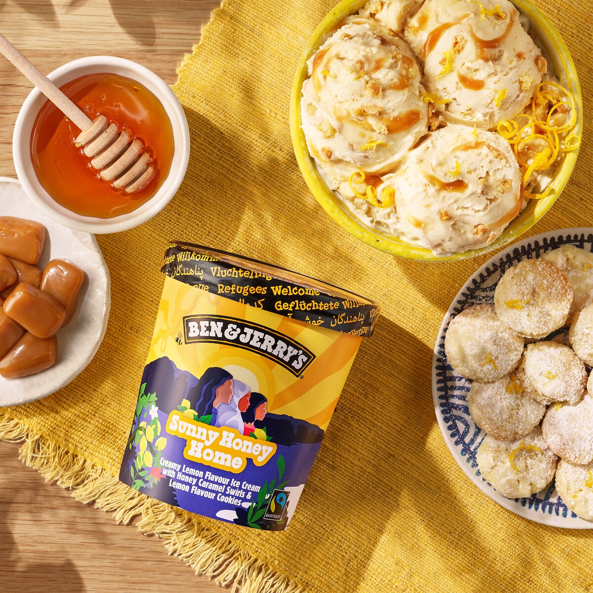 Sunny Honey Home Glace - Pint 2 / 4